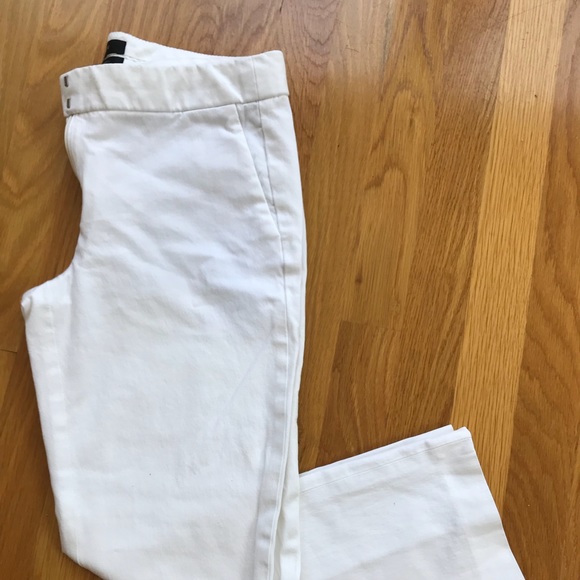 J.Crew campbell cropped white pants size 2 - Picture 4 of 6